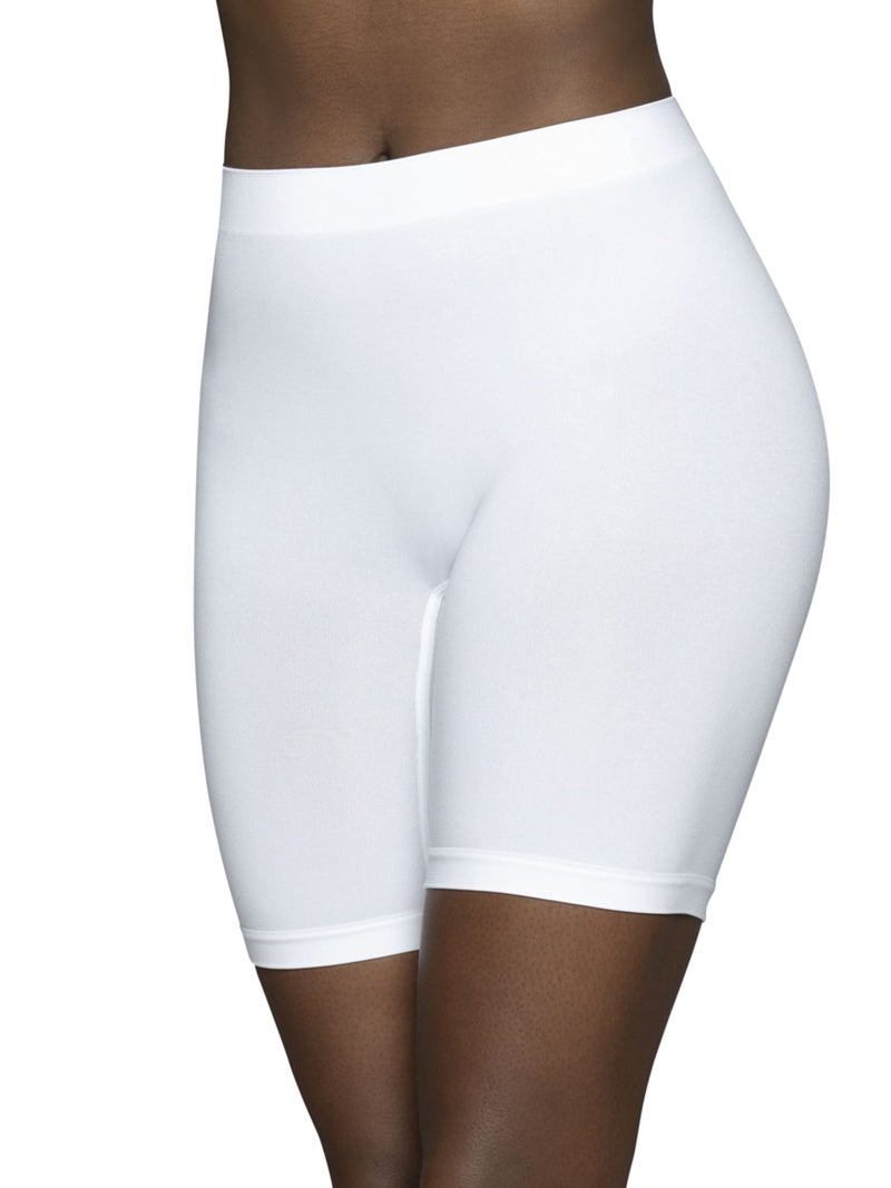 Vanity Fair Smoothing Slip Short, Star White, 2X-Large - Image 1